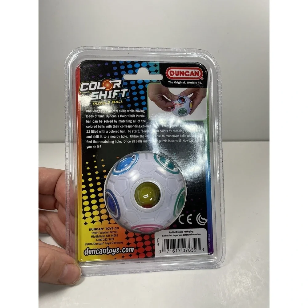 Duncan Color Shift Puzzle Ball Game new‎ in box toy sealed sphere ball